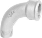 4" Galvaniseret Bøjning 90gr Muffe/nippel