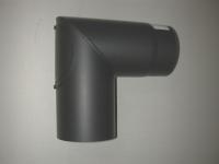 Knærør 90 Gr 250mm M/klap