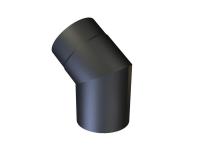 Knærør 45 Gr 250mm U/klap