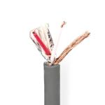 DMX Kabel | 110 Ohm | 10 x 0.1 mm | 100.0 m | Runde | PVC | Mørkegrå | Rulle