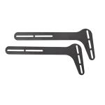 Nedis Soundbar Mount | Universal | Fastmonteret på TV'et | 15 kg | Fast | Stål | Sort