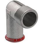 GEBERIT Mapress FZ overgangsvinkel 15 mm x 1/2''. 90Â° muffe-nippel