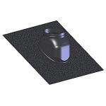 Metalbestos ConneXt 60-100mm - 80mm/125mm inddækning. 5-45Â°. Flex sort