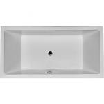 Duravit Starck bade- og brusekar, 180x90 cm, med 2 ryglæn