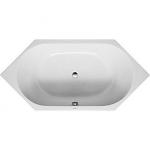 Duravit 6-kantet D-Code badekar, 190x90 cm