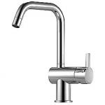 Mora Rexx K7 Køkkenarmatur krom med J-tud, Flexible tilslutningsslanger G3/8