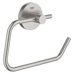 GROHE Essentials toiletrulleholder u/låg - Supersteel