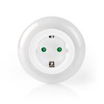 Nedis Plug-In LED natlys | Bevægelse Sensor | Dag/nat sensor | 3680 W | 10 lm | Blå / Grøn / Hvid | Fakkelfunktion