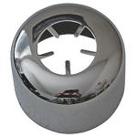 Roset 32mm 50 høj til afløbsrør gulv, krom