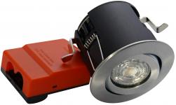 Daxtor EXO 66 GU10 230v Ø88mm downlight, Børstet alu. (ex.lyskilde)