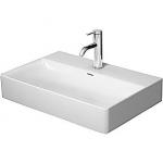 Duravit DuraSquare vask 60x40cm kompakt m/hh midt u/overløb