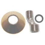 Tilgangsstykke eks. 3/4x1/2''. Poleret