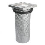 Blücher industri overdel Ø160x200mm til udendørs afløb. Syrefast stål