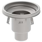 Blücher HYGIENICPRO industrigulvafløb lodret Ø110 mm udløb. Uden membran. Til beton, fliser & epoxy. Syrefast stål