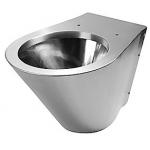 Purus Hænge Toiletskål 345x360x535mm bagmont børstet/poleret stål