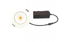 Scan Products - Luna LP Elite LED 5,4w 2700K (400 lumen) ø88mm, indbygningspot - Mat hvid
