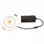Scan Products - Luna LP Elite LED 5,4w 3000K (400 lumen) ø88mm, indbygningspot - Mat hvid