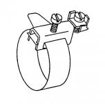 Jordbåndklemme F/rør 17,5-48mm