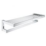 GROHE Selection Cube multi håndklædestang med hylde, 600mm. Krom