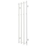 Tvs el eldo 4 håndklæderadiator hvid timer 1400 x 345 mm.2 og 4 timers timer mulighed ved tryk på knap
