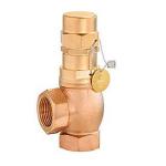 Sikkerhedsventil 1/2'' Rødgods. 2-12 bar. Gøtze