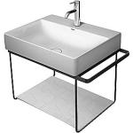 Duravit DuraSquare metalkonsol 565x451mm vægmonteret i sort mat