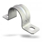 Kabelbøjle 605 G, 19 mm, 2-lap, galvanisk forzinket (100 stk.)