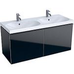 Geberit Acanto vaskeskab 1190x535x476mm 2skuffer sort
