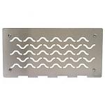 Purus Wave inspektionslem 150x300mm til kar, børstet