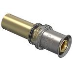 Wavin Tigris M5 overgang 16 x 15 mm til metalrør. DZR messing. Til U, UP, H, B , TH bakker