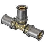 Wavin Tigris M5 t-stykke 16 mm. DZR messing. Til U, UP, H, B , TH bakker