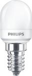 Philips LED køleskabspære 1,7W/827, (150 lumen) E14, 25x59mm, ikke dæmpbar (=15w)