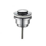 Bundventil 11/4'' mini pop-up, 2 delt, forkromet