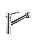 KWC Luna E storkøkkenarmatur med udtræksbruser. Krom