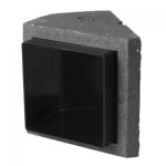 Therm bøjning 45 gr. 10x15 cm, bukket over 15 cm