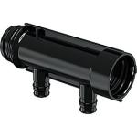 Uponor Q&E PPM fordelerrør 1''. 2x16mm til pex-a. Uden ringe.