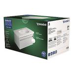 Duravit Ketho møbelsæt 830x460x530mm, hvid højglans med 1 skuffe & D-code vask, med vandlås