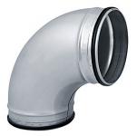 bøjning 90Â° Ø200 mm Nippel/Nippel