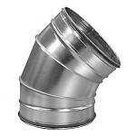 bøjning Ø315 45 gr. BF-315-45 nippel/nippel