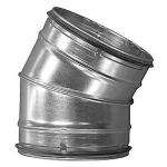 bøjning Ø400 30 gr. BF-400-30 nippel/nippel