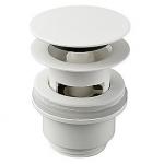 Damixa bundventil 1 1/4'' med klikfunktion, mathvid