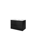 Sanibell Proline møbelsæt med håndvask. 80x46cm matsort