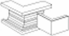 Udvendig hjørne inka-yh123 elox alu