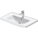 Duravit D-Neo møbelvask 800x165x480mm med overløb, 1 hanehul, glaseret, hvid højglans