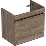 Geberit Renova plan vaskeskab 682x606x446mm 1skuffe nøddetræ hickory