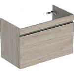 Geberit Renova plan vaskeskab 928x606x446mm 1skuffe nøddetræ hickory lys