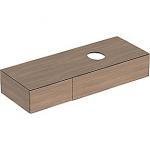 Geberit Variform vaskeskab 1350x510x235mm 2skuffer eg melamin