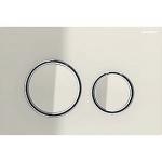 Geberit Sigma21 betjeningsplade, sand-grå glas