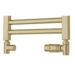 TVS retuventilsæt lige, guld pvd