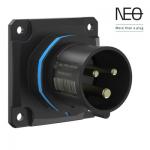 Vægindtag 16a 3p lige f 75x75